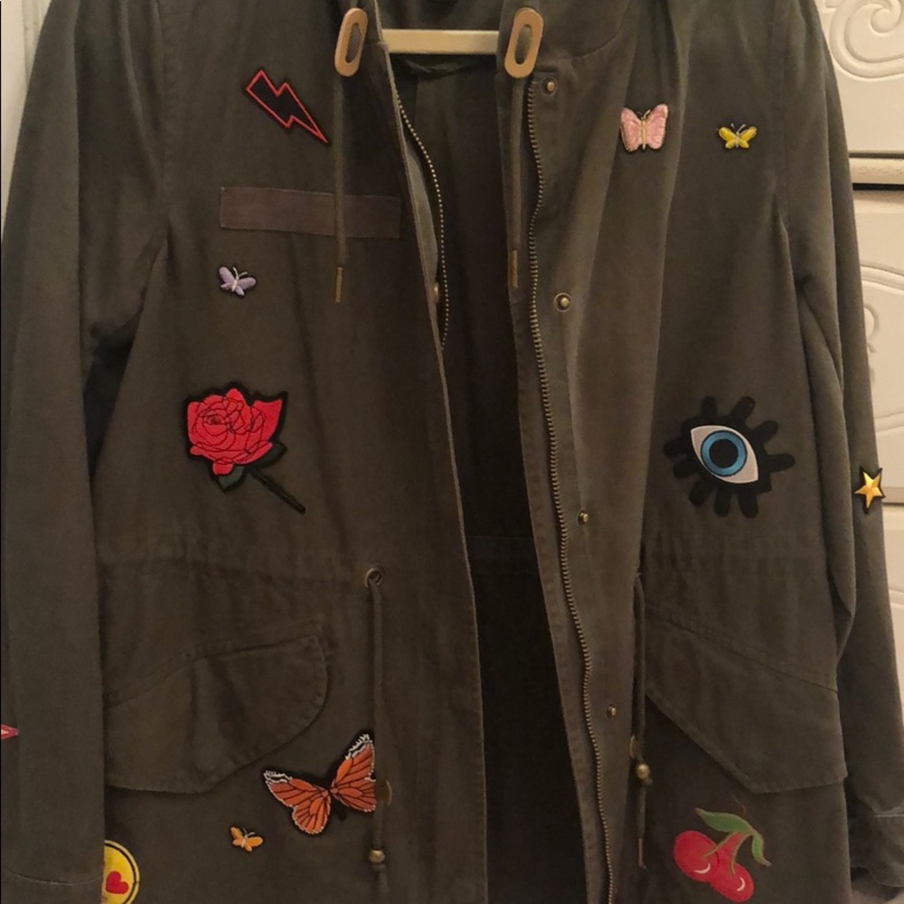 NWT Aqua Patchwork Jacket